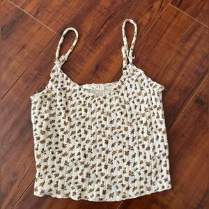 Summer floral tank top